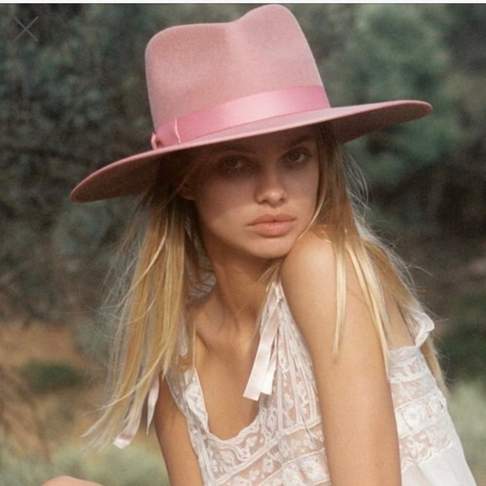 Lack of Color Rose Rancher Wool Fedora Sun Hat - Picture 2 of 5